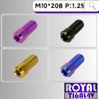 【ROYAL-TI6AL4V】ROYAL 鈦合金 錐形後照鏡螺絲 M10*20B P:1.25| Webike摩托百貨