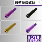 【ROYAL-TI6AL4V】ROYAL 鈦合金 鼓煞拉桿/錐形螺絲 M5*25B| Webike摩托百貨