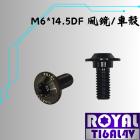 【ROYAL-TI6AL4V】ROYAL 鈦合金 龍鏡螺絲 M6*14.5DF GOGORO風鏡專用 帝王黑| Webike摩托百貨