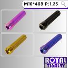 【ROYAL 鈦合金螺絲 】ROYAL 鈦合金 後照鏡螺絲 M10*40B P:1.25 錐型頭| Webike摩托百貨