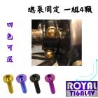 【ROYAL-TI6AL4V】ROYAL 鈦合金螺絲組總泵固定 S2 / AI-1| Webike摩托百貨