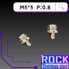 【ROCK Stainless Steel】ROCK 白鐵螺絲 M5*5 P:0.8| Webike摩托百貨