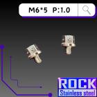 【ROCK Stainless Steel】ROCK 內外六角 白鐵螺絲 M6*5 P:1.0| Webike摩托百貨