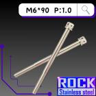 【ROCK Stainless Steel】ROCK 白鐵 螺絲 M6*90 P:1.0 白鐵| Webike摩托百貨