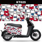 【GOGOBIZ】車身防刮套 HELLO KITTY 凱蒂貓 (KT025) FIDDLE 125| Webike摩托百貨