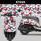 【GOGOBIZ】車身防刮套 HELLO KITTY 凱蒂貓 (KT025) VINOORA 125| Webike摩托百貨