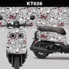 【GOGOBIZ】車身防刮套 HELLO KITTY 凱蒂貓 (KT026) VINOORA 125| Webike摩托百貨