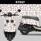 【GOGOBIZ】車身防刮套 HELLO KITTY 凱蒂貓 (KT027) VINOORA 125| Webike摩托百貨