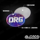 【Jinuno 桀諾】鈦合金橢圓貼片 (水箱用) DRG| Webike摩托百貨