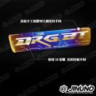 【Jinuno 桀諾】LOGO 鈦合金貼片 KRN BT 6.2*1.6CM| Webike摩托百貨