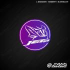 【Jinuno 桀諾】白鐵燒色圓形貼片 / 反光片貼 JET SL| Webike摩托百貨