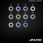 【Jinuno 桀諾】腳踏塞鈦片 RTS R 165| Webike摩托百貨