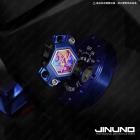【Jinuno】鋁合金 鑰匙蓋 (藍色) JET S / SR / SL / SL+| Webike摩托百貨