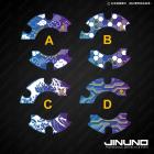 【Jinuno】雷雕紋壓克力腳踏板 + 汽油幫浦鈦片 RTS 135、RTS R 165| Webike摩托百貨