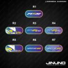 【Jinuno 桀諾】鋁合金油杯蓋鈦合金飾片 (2入) RTS 135/R 165、KRV| Webike摩托百貨