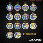 【Jinuno】鈦合金車標貼 (35mm) 勁戰五代| Webike摩托百貨