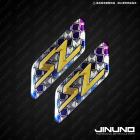 【Jinuno】正鈦合金車標貼 JET SL| Webike摩托百貨