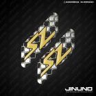【Jinuno】正鈦合金車標貼 JET SL| Webike摩托百貨