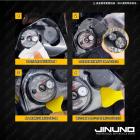 【Jinuno】正碳纖維鎖頭油箱面板保護貼 RTS 135/R 165| Webike摩托百貨