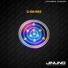 【Jinuno 桀諾】正鈦合金圓形反光片 血輪眼| Webike摩托百货