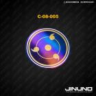 【Jinuno 桀諾】正鈦合金圓形反光片 血輪眼| Webike摩托百货