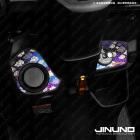 【Jinuno 桀諾】鈦合金鎖頭 + 油箱面板飾片 勁戰七代 125 (鑰匙款)| Webike摩托百货