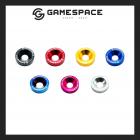【GAME SPACE】鈕扣型車牌墊片(不含螺絲)| Webike摩托百貨