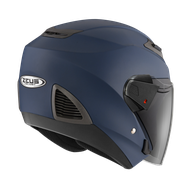 【ZEUS 瑞獅】ZS-611F 素色 四分之三安全帽 (啞光藍)