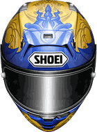 【SHOEI】X-15 MARQUEZ THAI TC-2 藍/金 選手彩繪 全罩安全帽【總代理公司貨】
