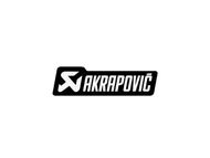 【AKRAPOVIC】通用型 耐熱貼紙 (135 × 40 MM / 單色)