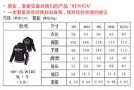 【BENKIA】HDF-JS-W100 女款網格透氣防摔衣 (黑/藍)