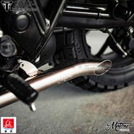 【MOTONE】彎口 尾段排氣管 水冷 STREET TWIN
