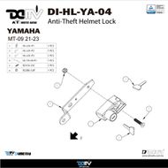 【DIMOTIV (DMV)】安全帽鎖 MT-09 (21-24)