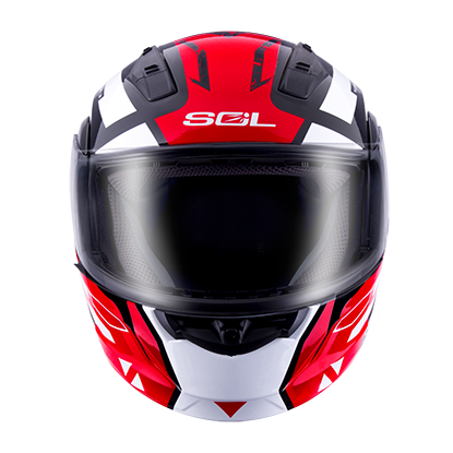 Sol Sm 3 戰將黑 紅白可掀式安全帽 W T12 Sm 3 Fighter Bkrd M 重機與機車零件 騎士服裝販售webike摩托百貨