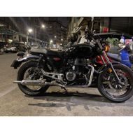 【SOURCEMOTO】w800樣式 全段不鏽鋼 魚雷管 (電鍍黑) CB350 / Pro / RS