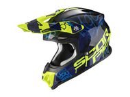 【Scorpion helmet】VX-16 AIR ORATIO越野安全帽 (黑/藍/霓虹黃)