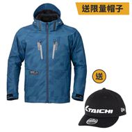 【RS TAICHI】【買就送】RSJ730 五件式護具連帽防摔衣 (尺寸：WM / 斜紋海軍藍)