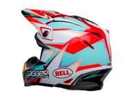 【BELL】MOTO-9S FLEX EDGE 越野安全帽 (白/水藍色)