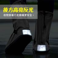 【XILLA】高筒防水防滑 雨鞋套 (夜行黑)