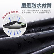 【XILLA】高筒雨鞋套 (夜行黑)