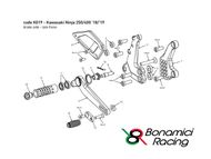 【Bonamici Racing】踏桿維修零件 ( K019 腳踏組專用 / 煞車側)