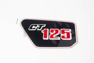 【HONDA Thailand 原廠零件】Right Rear Trunk Cover Mark (Ct125) Red Bike 86831-K2E-T00Zc