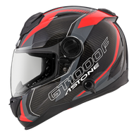【ASTONE】GT1000F全罩式安全帽 (透明碳纖 / AC11紅)