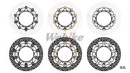 【FAR Brake】SA-CLASSIC Series Front Disc (220mm) for VESPA GTS 300 and Other Models