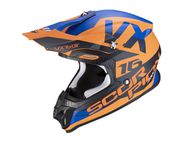【Scorpion helmet】VX-16 AIR X-TURN越野安全帽 (消光橘/藍色)