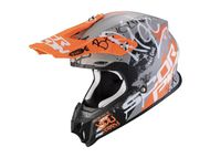 【Scorpion helmet】VX-16 AIR ORATIO越野安全帽 (消光灰/橘)