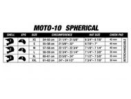 【BELL】MOTO-10 SPHERICAL 越野安全帽 (黑色/亮白色)