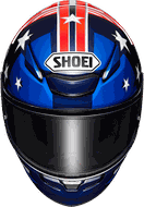 【SHOEI】Z-8 MARQUEZ AMERICAN SPIRIT TC-10 藍/白 選手彩繪 全罩安全帽【總代理公司貨】