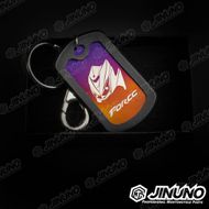 【Jinuno 桀諾】燒色軍牌鑰匙圈 FORCE