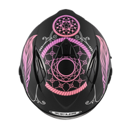 【ZEUS 瑞獅】ZS-613B AJ32 彩繪 四分之三安全帽 (消光黑/黑紫)